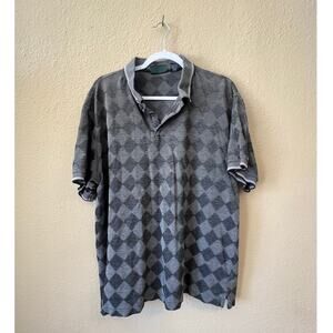 Vintage 90s Trader Bay diamond polo size XL